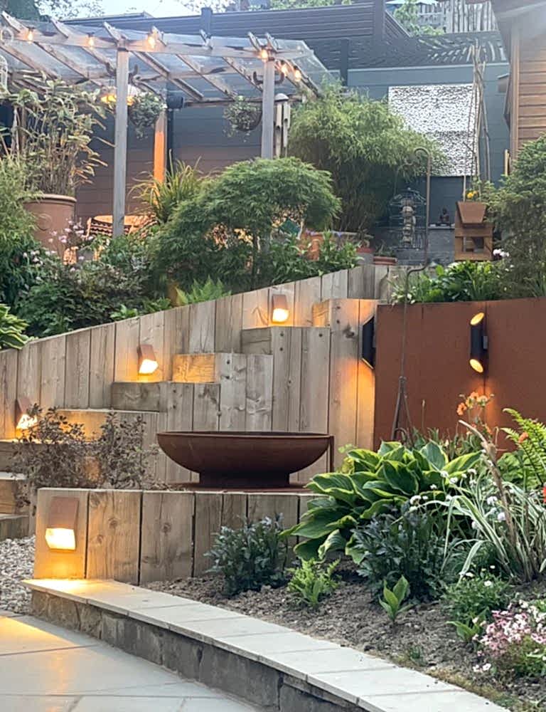 tiered garden